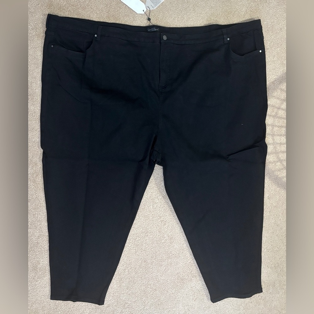 Universal Standard Seine High Rise Skinny Jeans Black 27” plus Size 40 (4XL) NWT